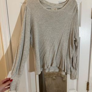 Velvet by Free People Grey Longsleeve